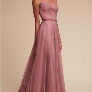 BHLDN Watters Tinsley Dress Rose Quartz